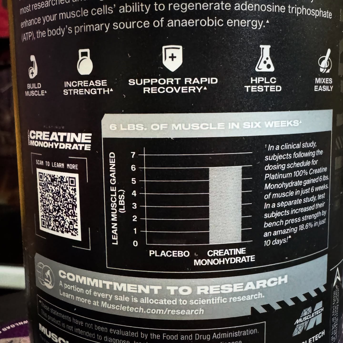 CREATINE monohydrate ULTRA-PURE 400Gr MUSCLETE . Algérie